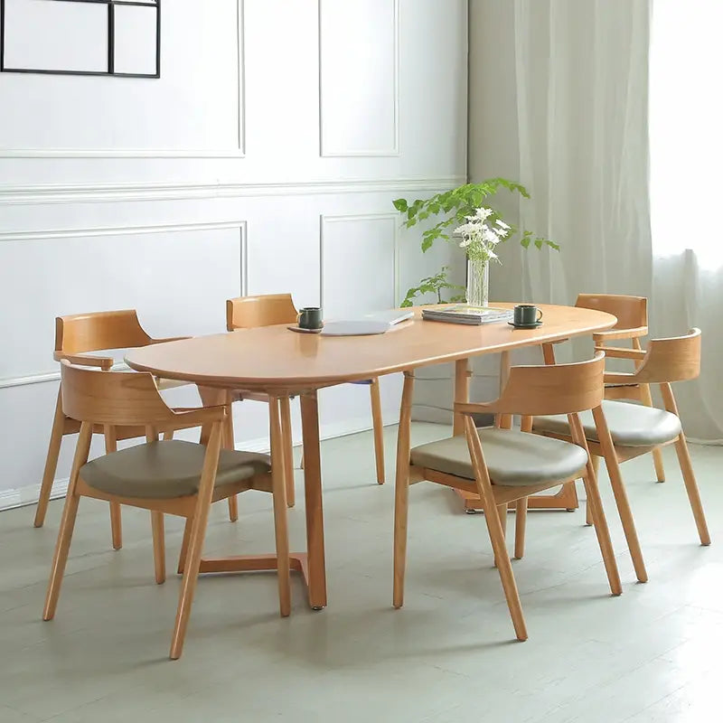 MASS Scandinavian Solid Wood Dining Table