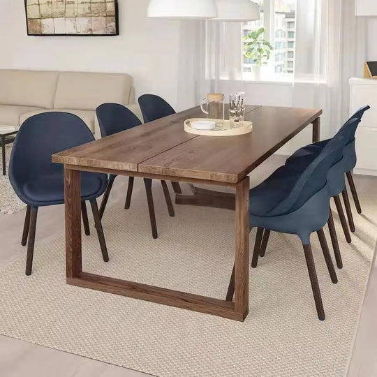 OLA Rustic Ash Wood Dining Table
