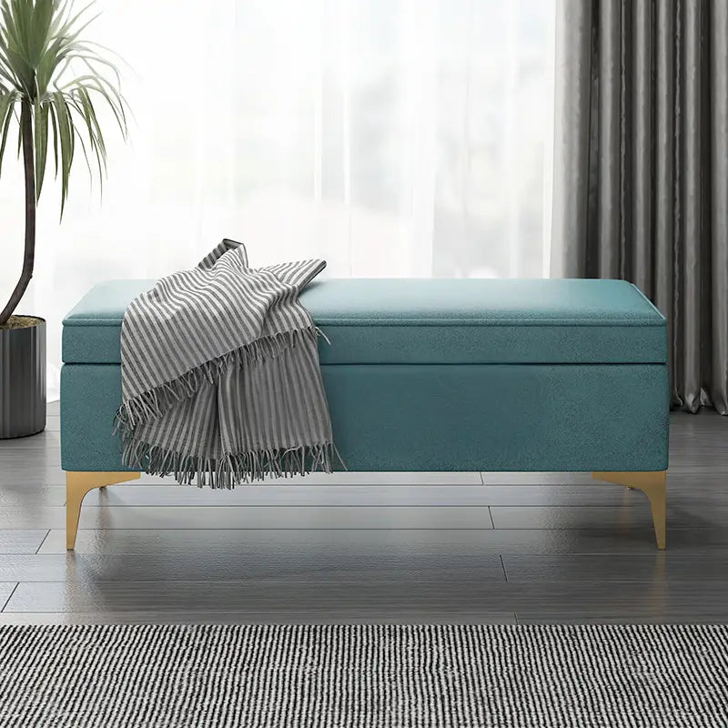 MODI Modern Fabric Storage Ottoman