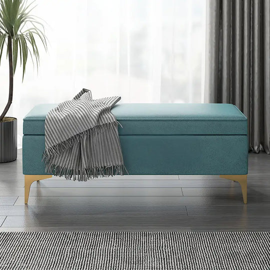 MODI Modern Fabric Storage Ottoman