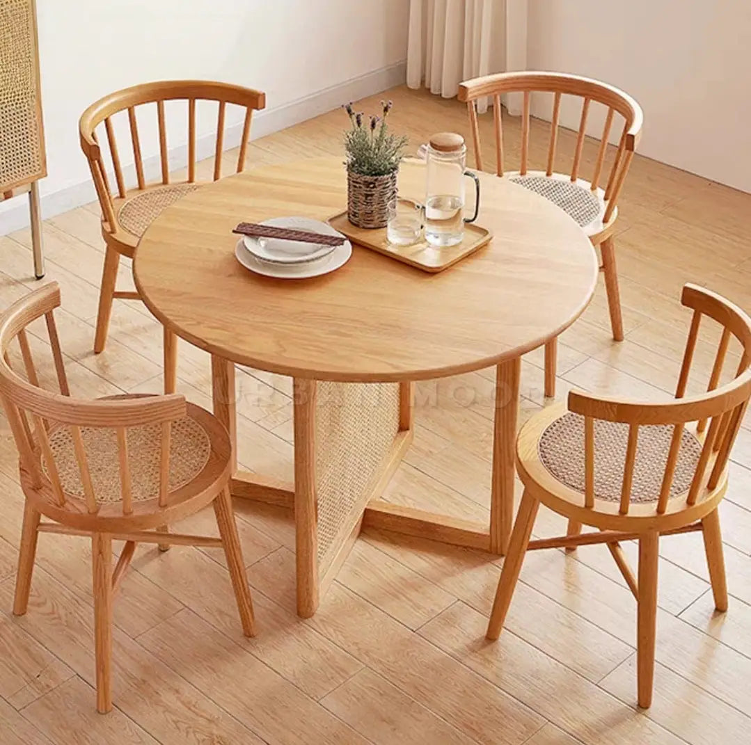 SAKURA Japandi Round Dining Table