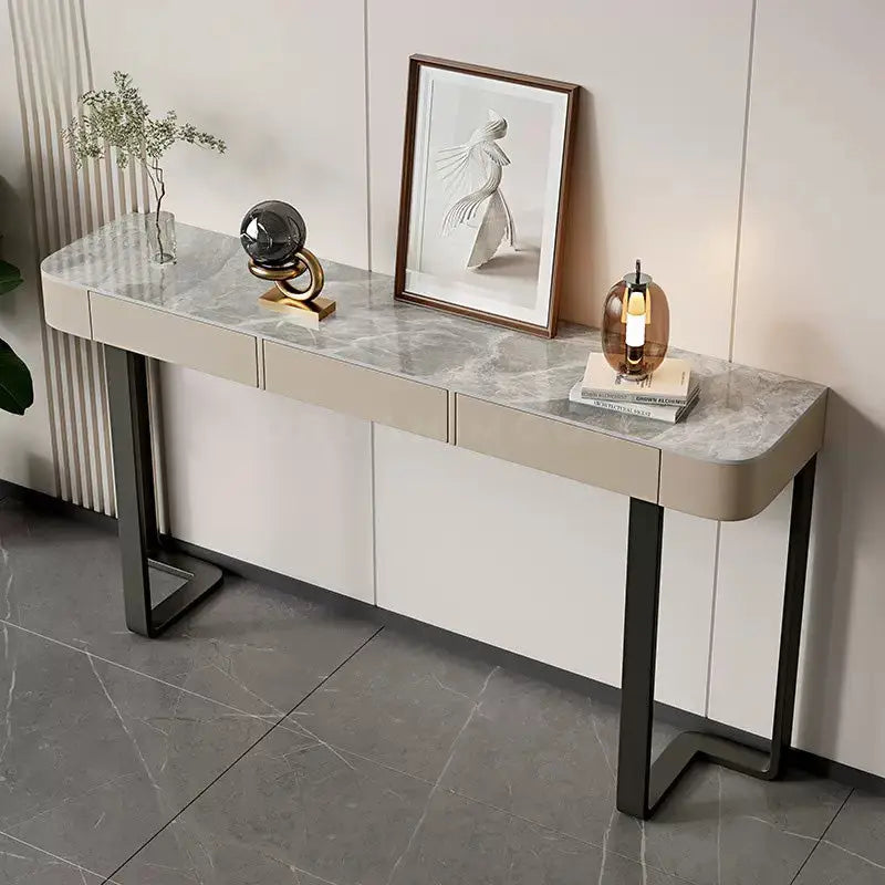 ADES Modern Sintered Stone Console Table