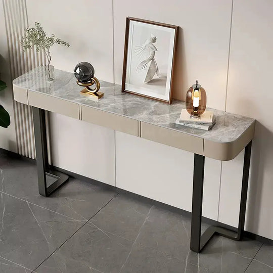 ADES Modern Sintered Stone Console Table