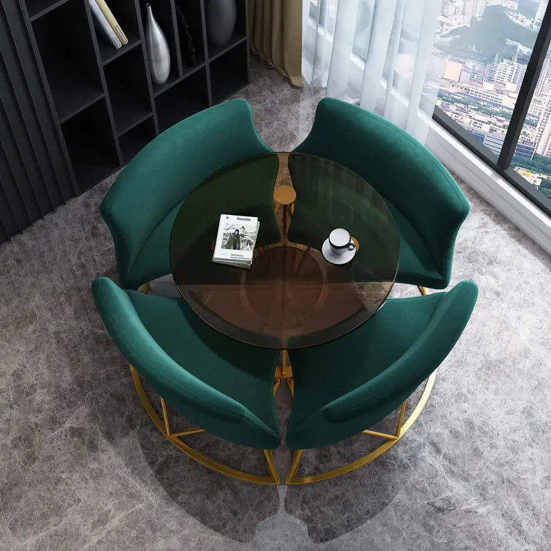 JON Modern Dining Table & Chairs Set