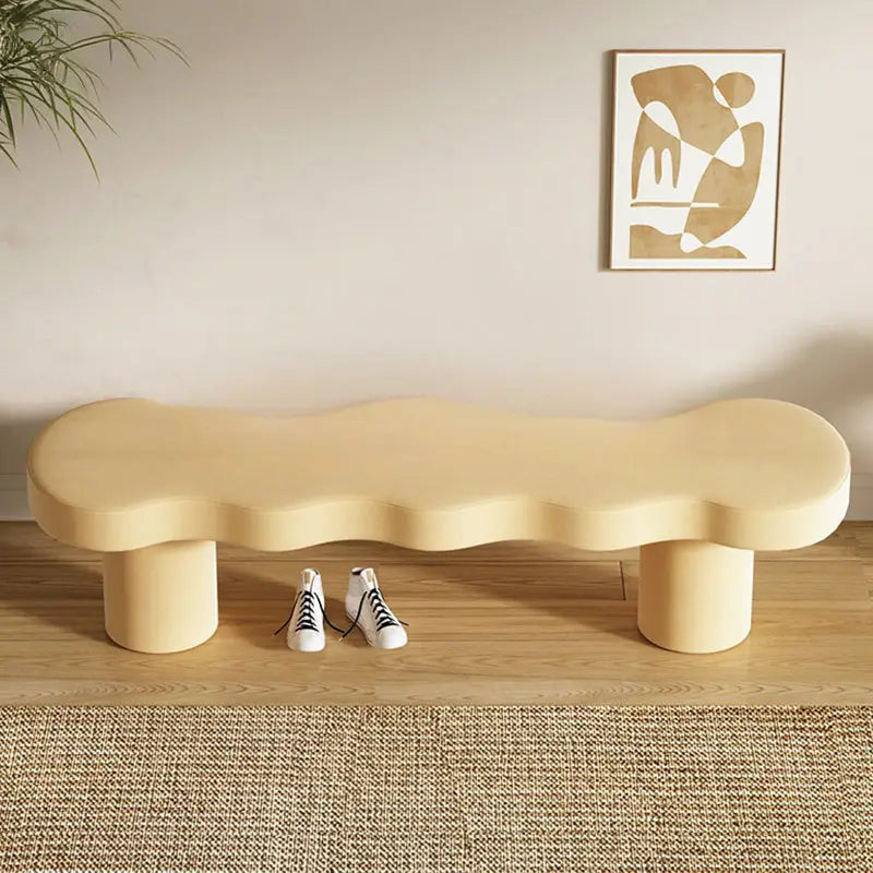 HEMPTON Modern Leather Bench