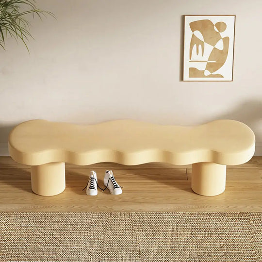 HEMPTON Modern Leather Bench