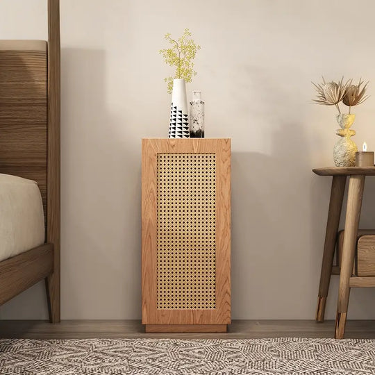 HERM Minimalist Rattan Side Table