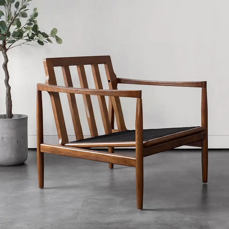 DARK Solid Wood Leather Chair and Sofa