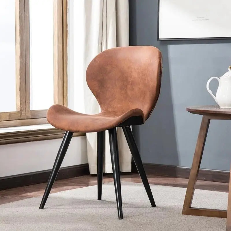 YITZHAK Contemporary Faux Leather Dining Office Chair