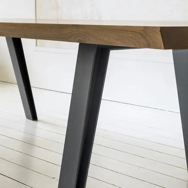 AHARON Contemporary Solid Wood Dining Office Table