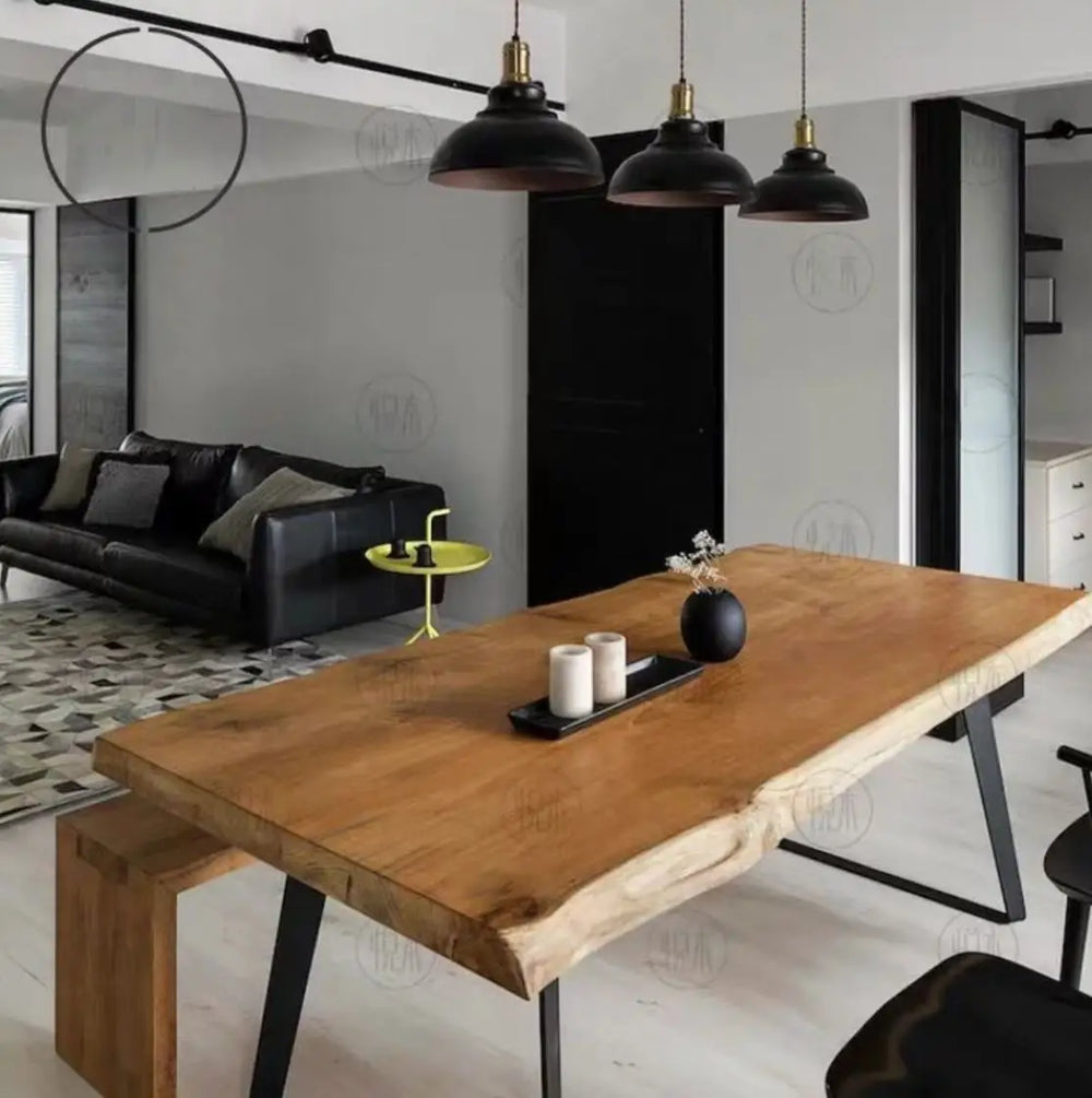 LARS Solid Pine Wood Dining Table