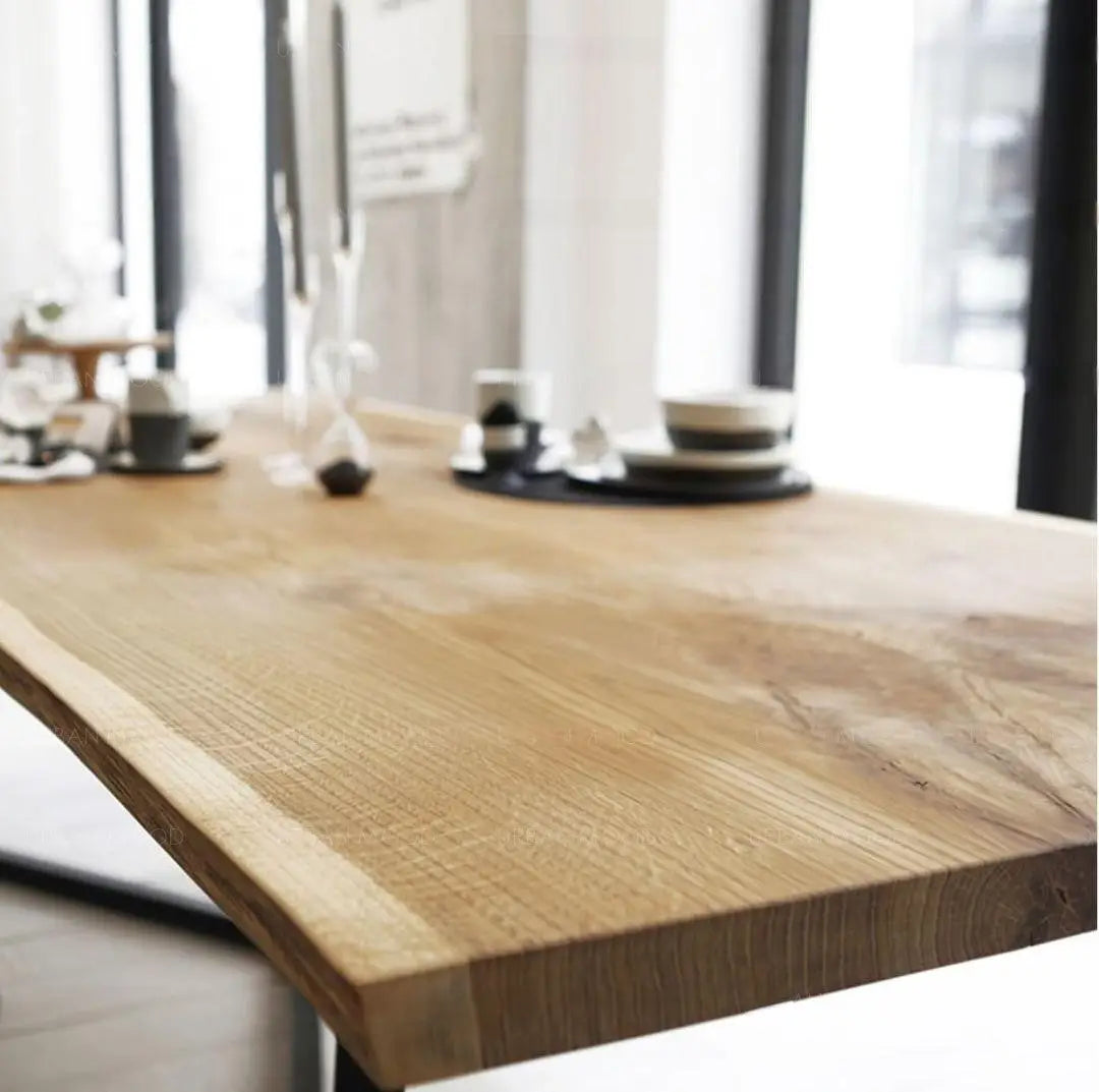 FAYE Contemporary Pine Wood Conference Dining Table