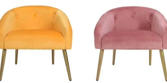 VINTAGE Victorian Velvet Accent Armchair