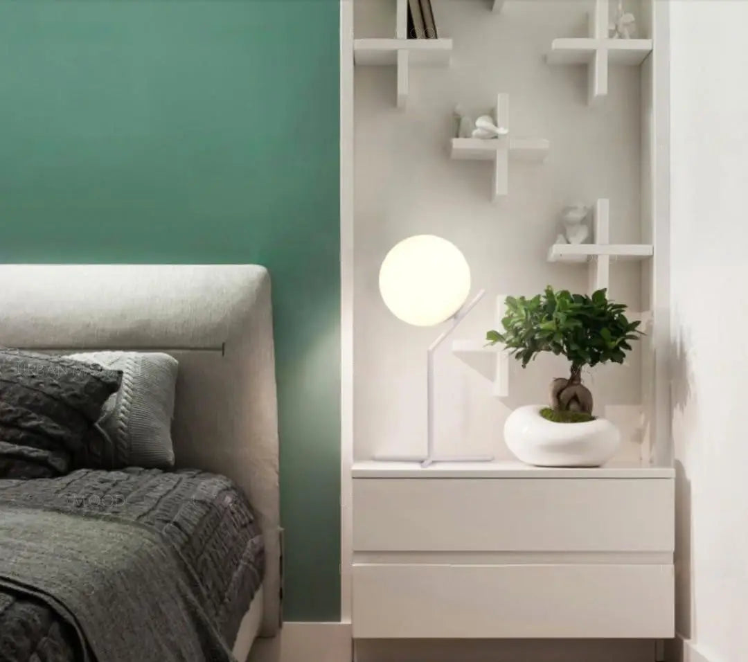 HADI Full Moon Contemporary LED Table Lamp