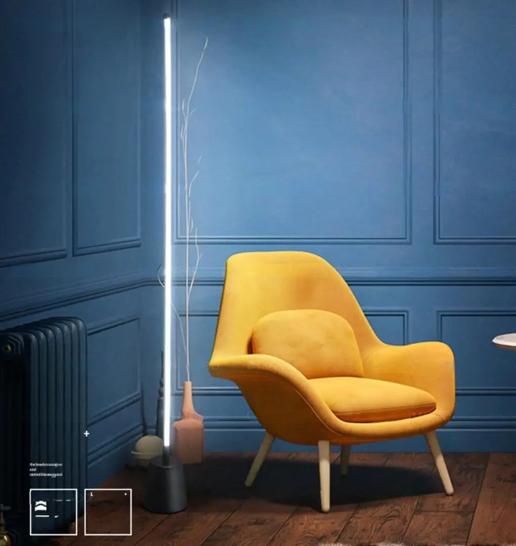 VARNER Contemporary Minimalist LED Light Sabre Standing Lamp