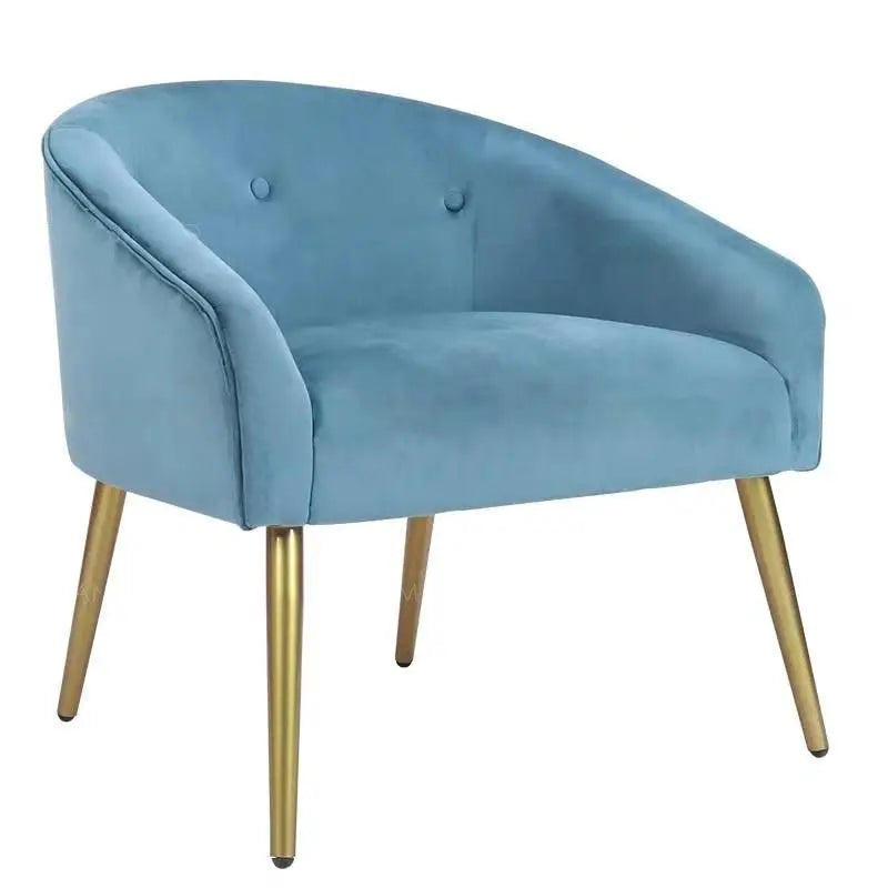 VINTAGE Victorian Velvet Accent Armchair