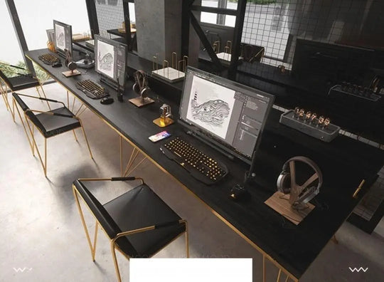 NOBLE Modern Industrial X Frame Dining Table