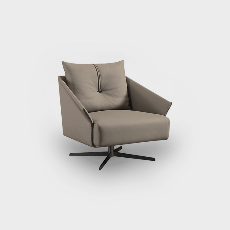 DEXTON Modern Leather Armchair