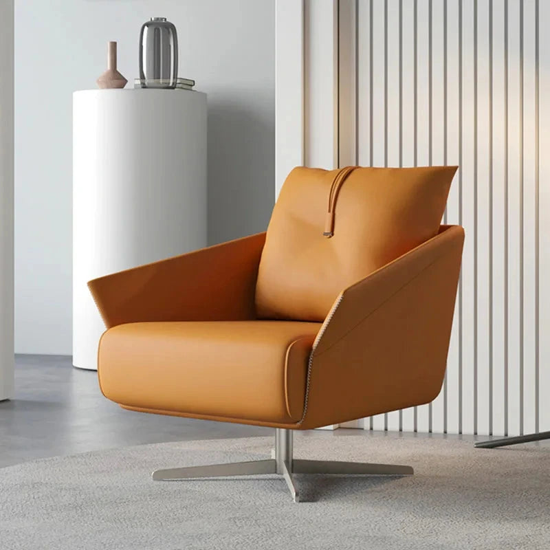DEXTON Modern Leather Armchair