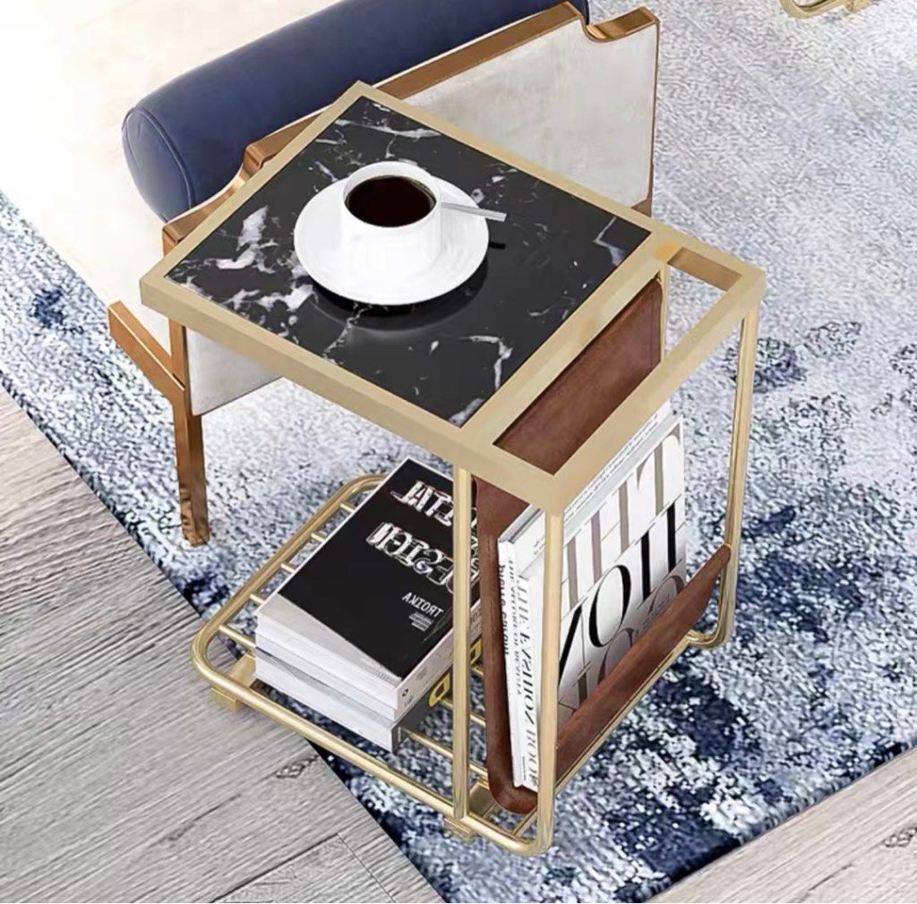 KATE Modern Marble Side Table