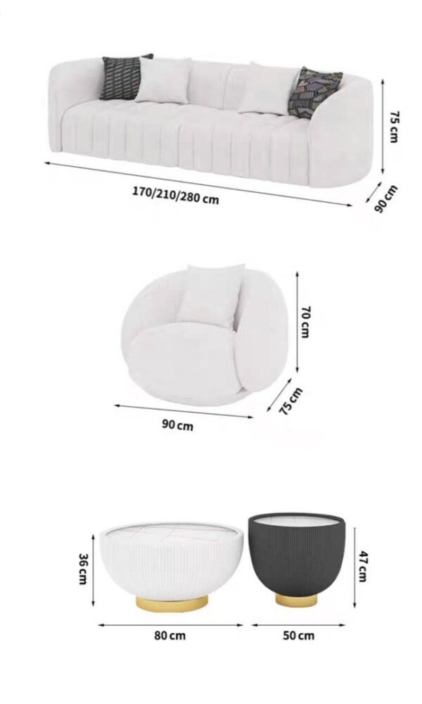 RAFAEL Modern Boucle Sofa