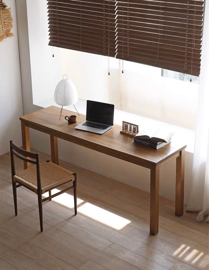 ZOFIA Japandi Solid Wood Study Table