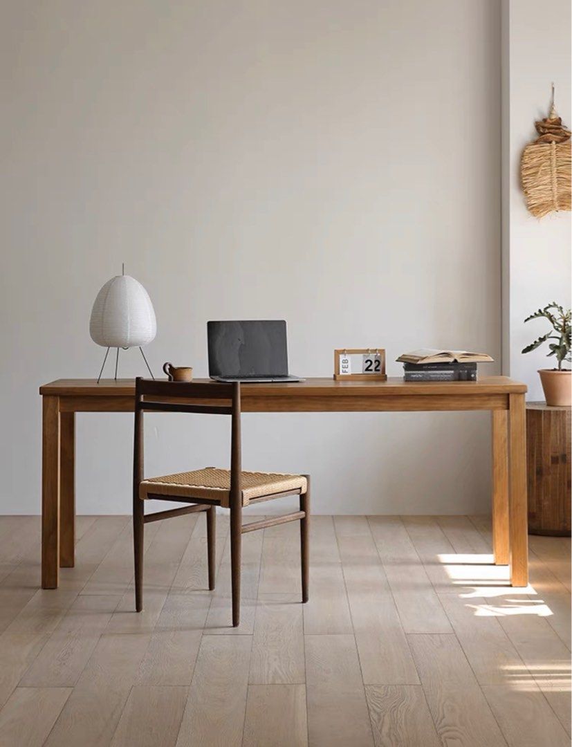 ZOFIA Japandi Solid Wood Study Table