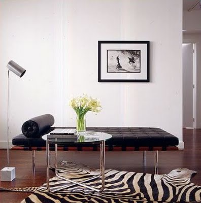 ALEXIS Modern Faux Leather Ottoman