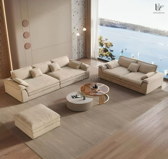 HORUS Scandinavian Fabric Sofa (Cat-Friendly)
