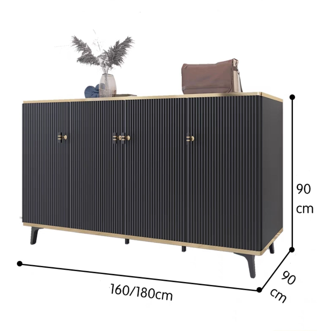 PINUE Modern Shoe Cabinet & Hall Tree