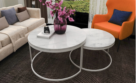 JAD Marble Round Coffee Table