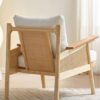 RODRIGO Rustic Solid Wood Armchair