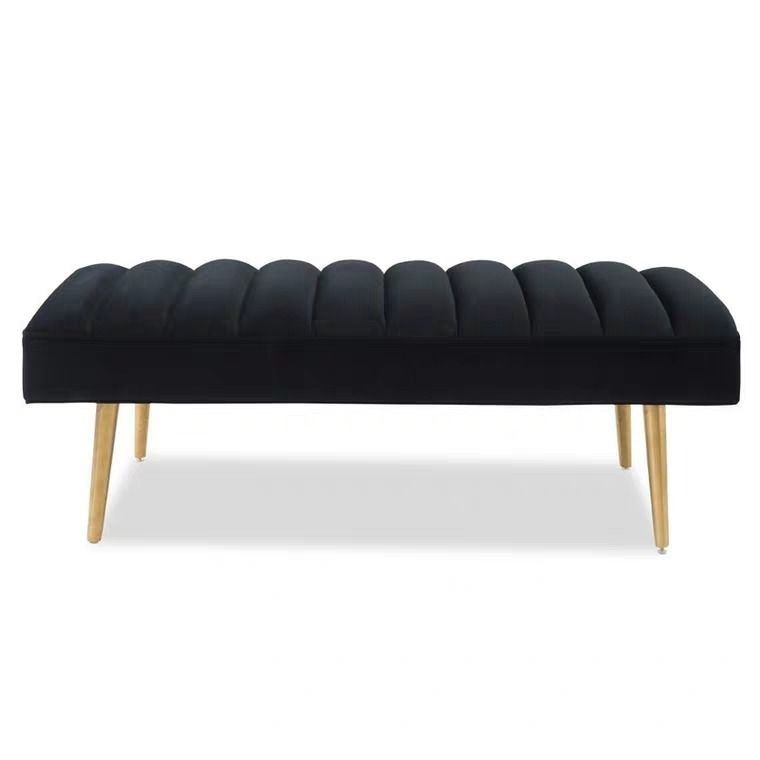 ROMINA Modern Velvet Ottoman Bench