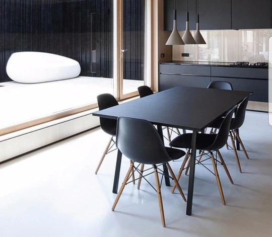 YNGVE Minimalist Ultra Slim Wooden Dining Table