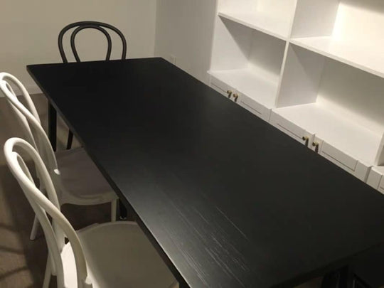 YNGVE Minimalist Ultra Slim Wooden Dining Table